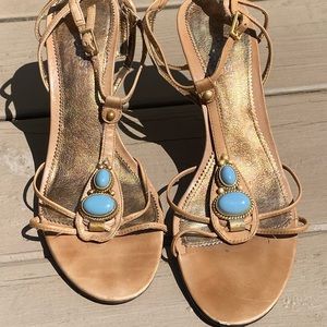 Nine West size 7 heeled sandals